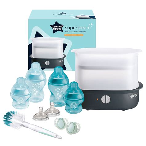 how to use tommee tippee electric steriliser box|tommee tippee steriliser starter kit.